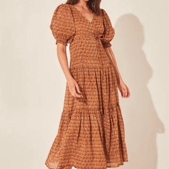 Daughters of India Zuri Wrap Dress - Picture 2 of 8